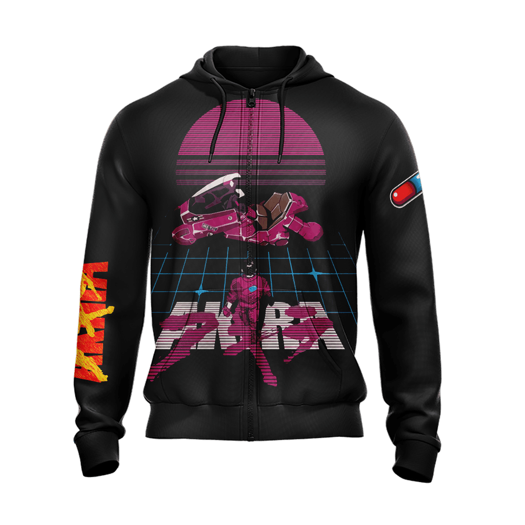 Akira Neon Tokyo Unisex 3D T-shirt