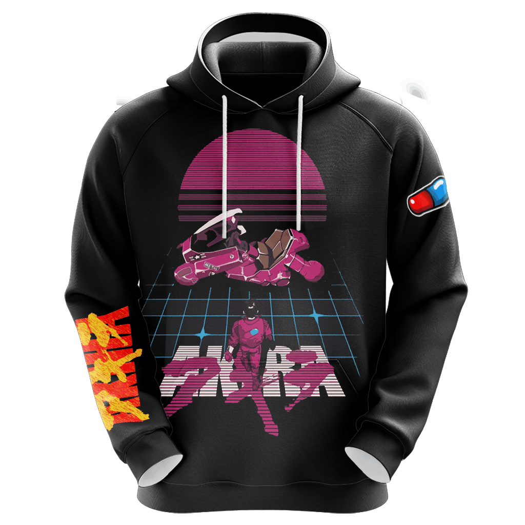 Akira Neon Tokyo Unisex 3D T-shirt