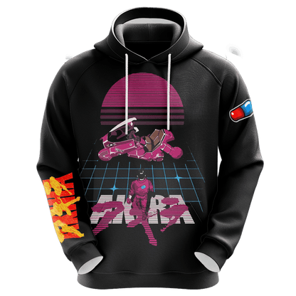 Akira Neon Tokyo Unisex 3D T-shirt