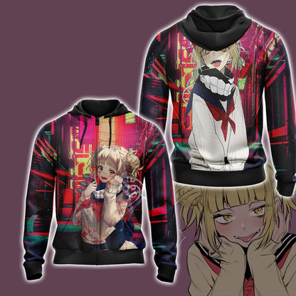 My Hero Academia Toga Unisex 3D T-shirt Zip Hoodie