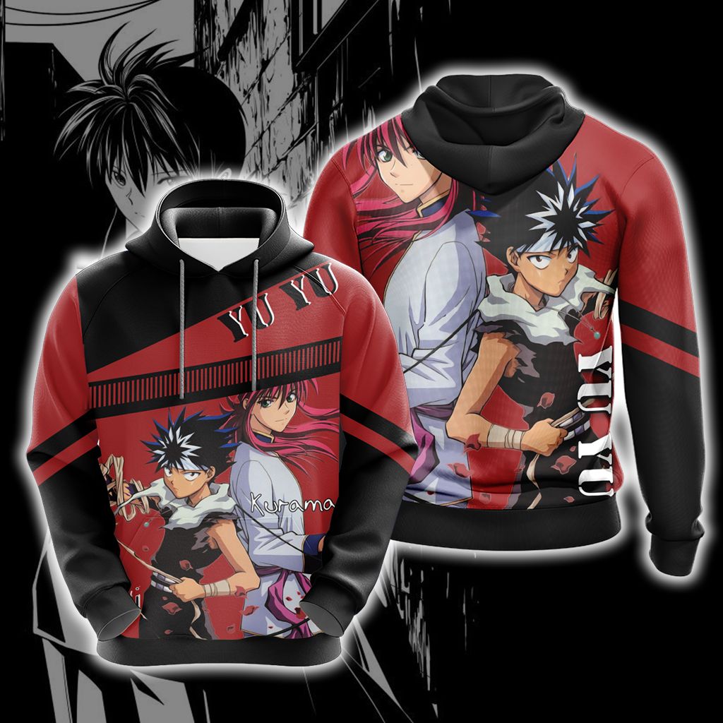 Yu Yu Hakusho - Hiei And Kurama Unisex 3D T-shirt Hoodie