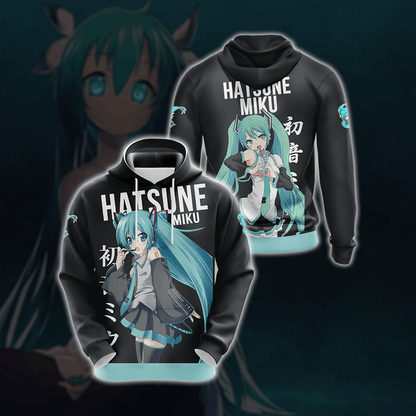 Hatsune Miku Unisex 3D T-shirt Hoodie