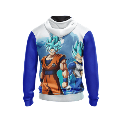 Dragon Ball - Super Saiyan Blue Goku and Vegeta Unisex 3D T-shirt