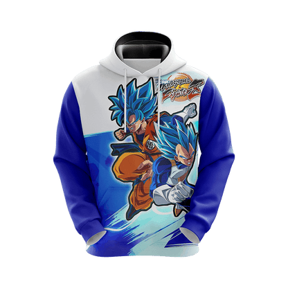 Dragon Ball - Super Saiyan Blue Goku and Vegeta Unisex 3D T-shirt