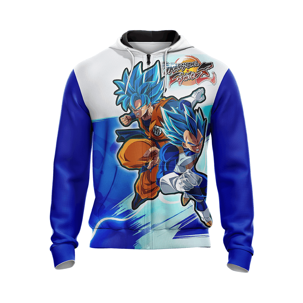 Dragon Ball - Super Saiyan Blue Goku and Vegeta Unisex 3D T-shirt