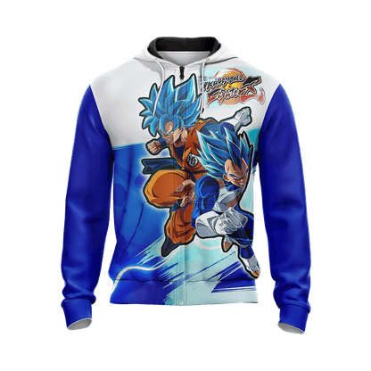 Dragon Ball - Super Saiyan Blue Goku and Vegeta Unisex 3D T-shirt