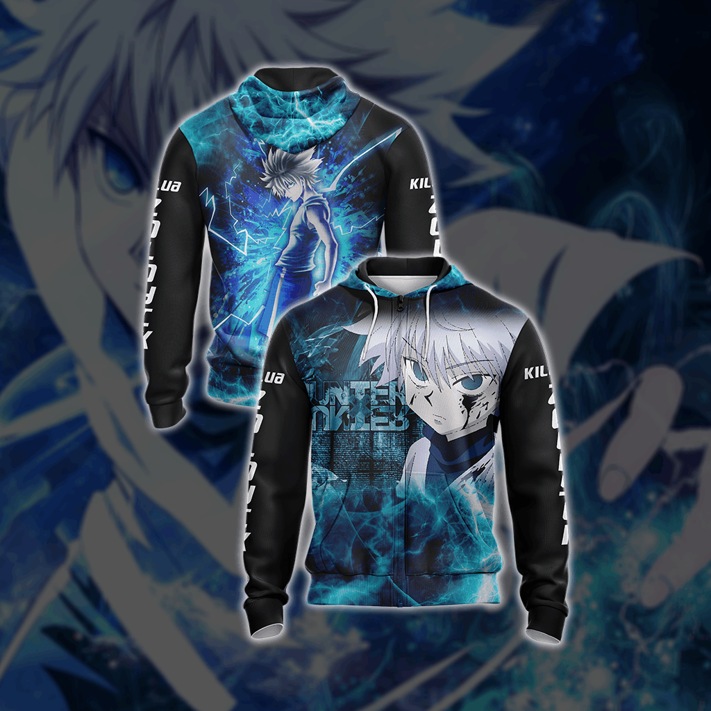 Hunter x Hunter - Killua New Style Unisex 3D T-shirt Zip Hoodie