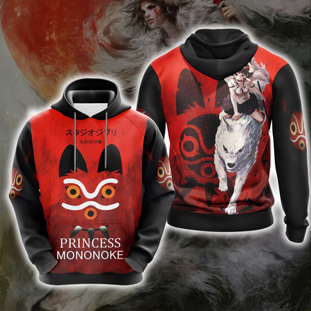 Princess Mononoke New Look Unisex 3D T-shirt Hoodie
