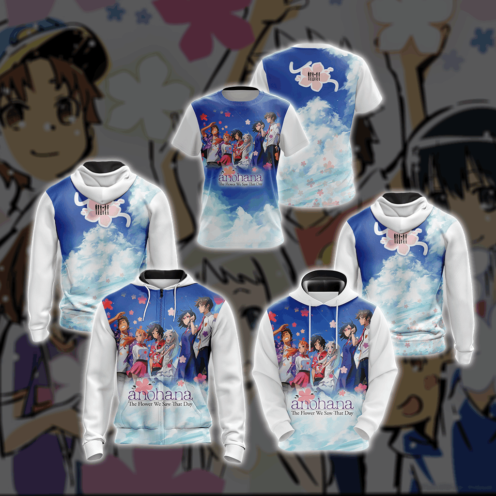 Anohana: The Flower We Saw That Day Unisex 3D T-shirt