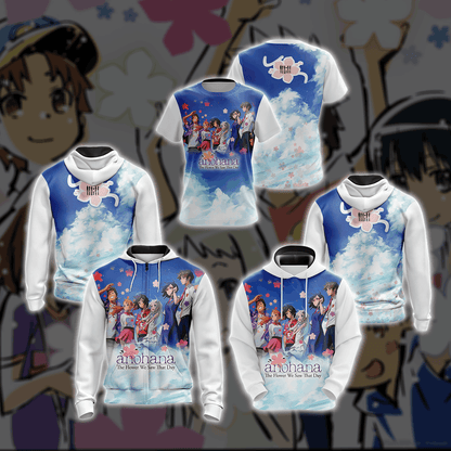 Anohana: The Flower We Saw That Day Unisex 3D T-shirt