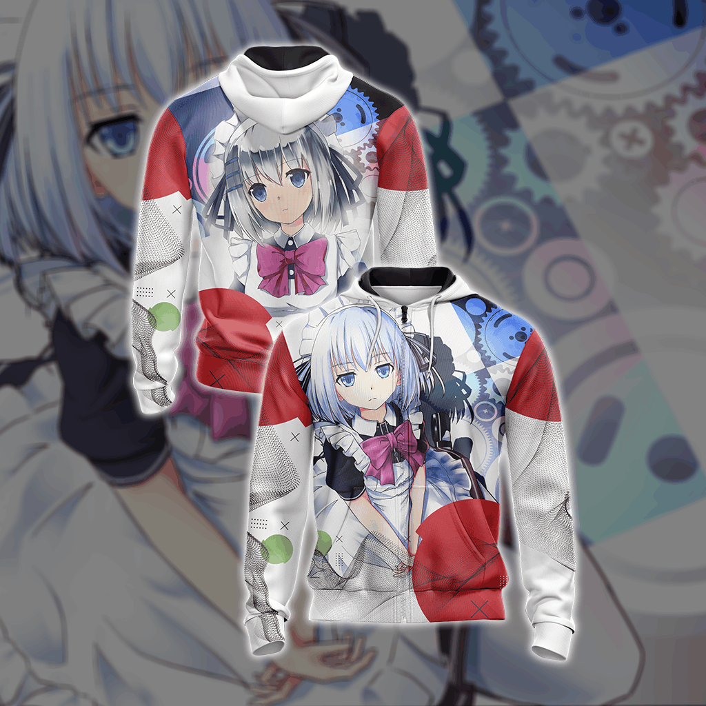 Date A Live Tobiichi Origami Unisex 3D T-shirt Zip Hoodie