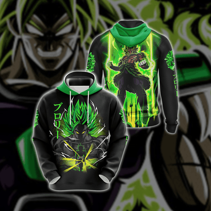 Dragon Ball Z Broly Unisex 3D T-shirt Hoodie