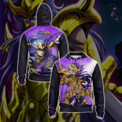 Saint Seiya New Style Unisex 3D T-shirt Zip Hoodie