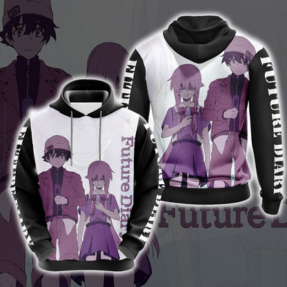Future Diary New Style Unisex 3D T-shirt Hoodie
