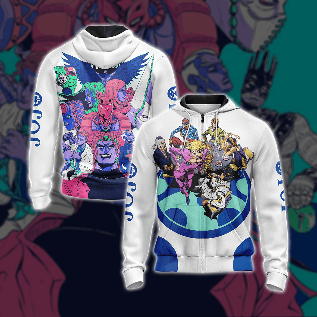 Jojo's Bizarre Adventure New Style Unisex 3D T-shirt Zip Hoodie
