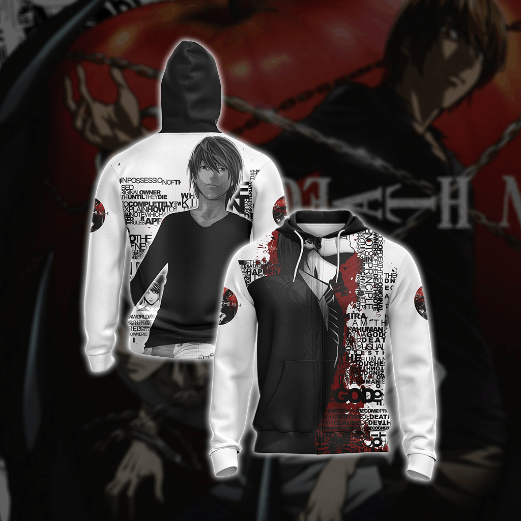 Death Note New Collection Unisex 3D T-shirt Zip Hoodie