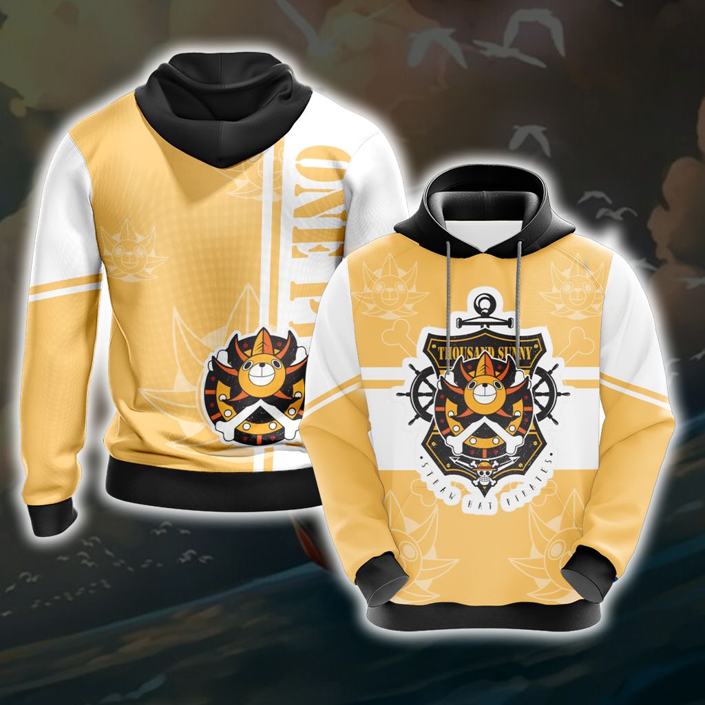 One Piece - Thousand Sunny Unisex 3D T-shirt Hoodie