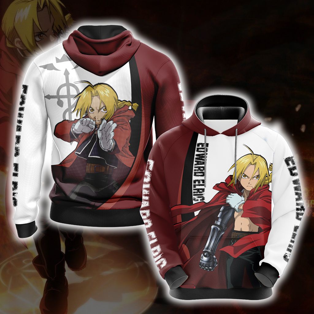 Fullmetal Alchemist - Edward Elric Character New Style Unisex 3D T-shirt Hoodie
