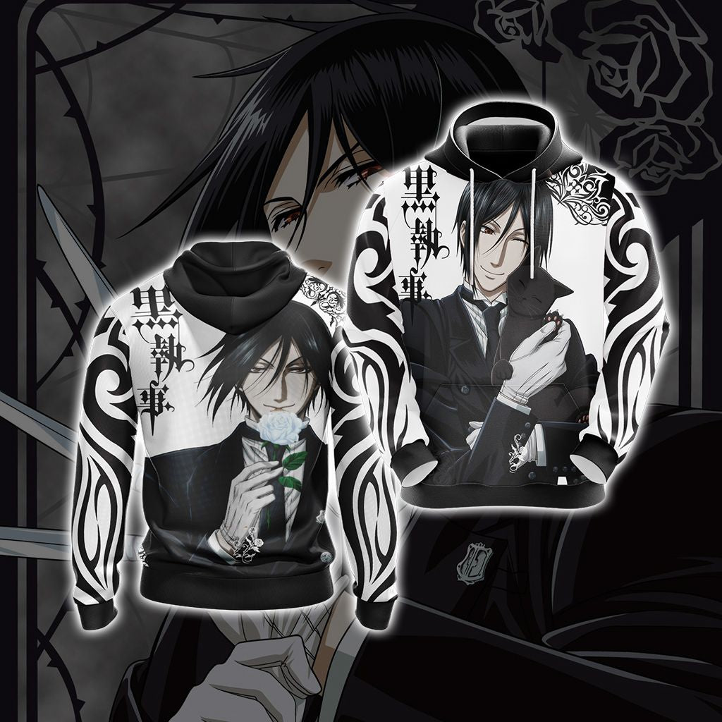 Black Butler - Sebastian Michaelis New Unisex 3D T-shirt Hoodie
