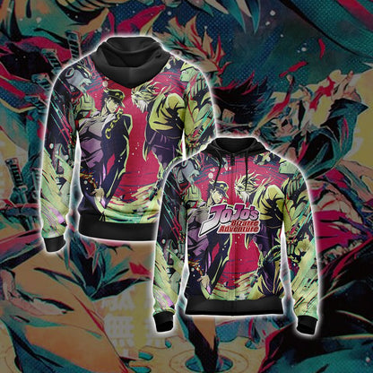 Jojo's Bizarre Adventure New Style Unisex 3D T-shirt Zip Hoodie