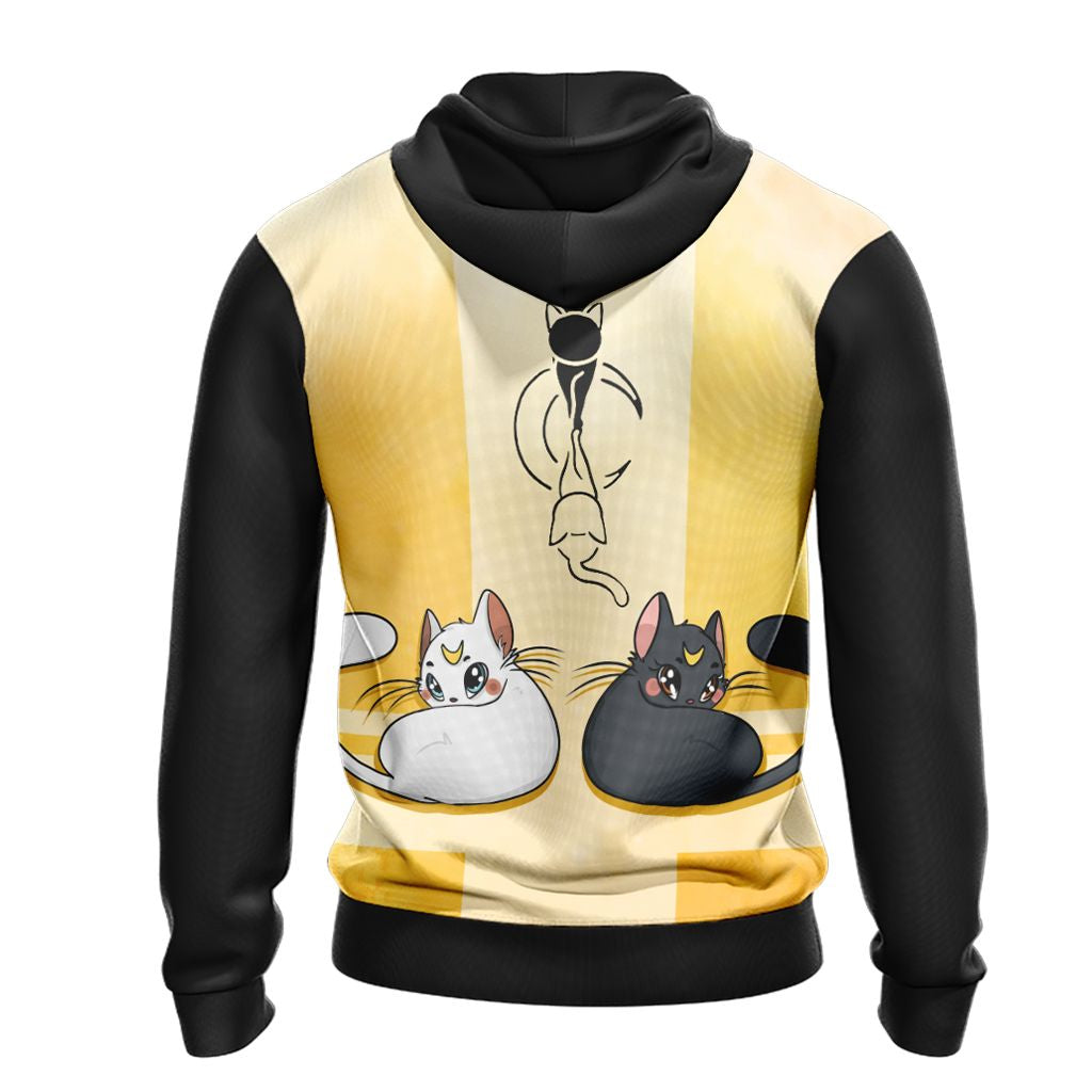 Sailor Moon Luna & Artemis New Style Unisex 3D T-shirt