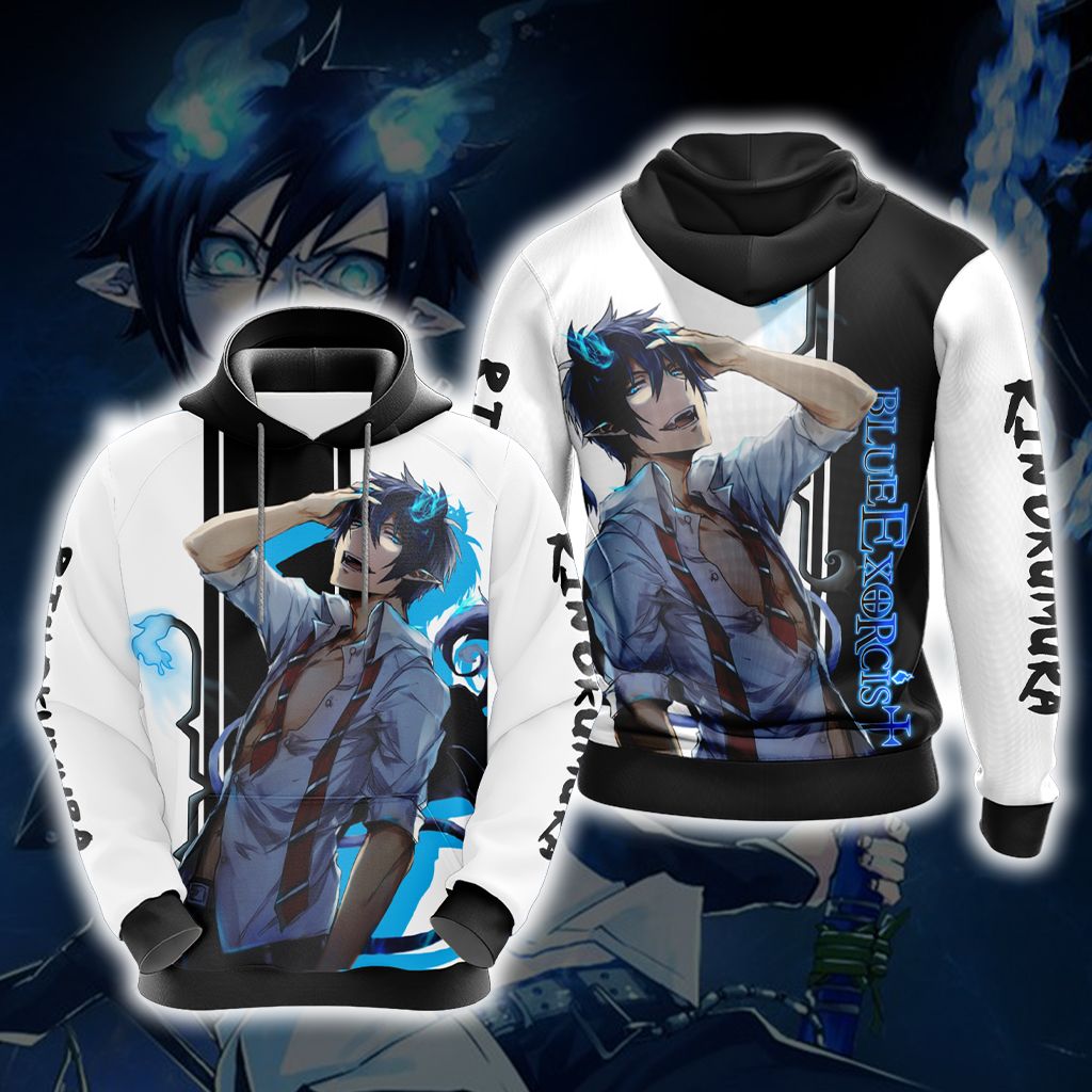 Blue Exorcist Rin Okumura New Version Unisex 3D T-shirt Hoodie