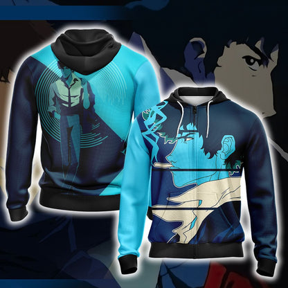 Spike Spiegel Cowboy Bebop Unisex 3D T-shirt Zip Hoodie