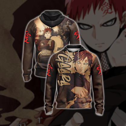 Naruto Gaara New Look Unisex 3D T-shirt