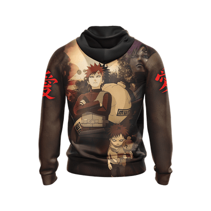 Naruto Gaara New Look Unisex 3D T-shirt