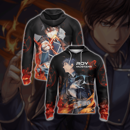 Fullmetal Alchemist Roy Mustang New Look Unisex 3D T-shirt