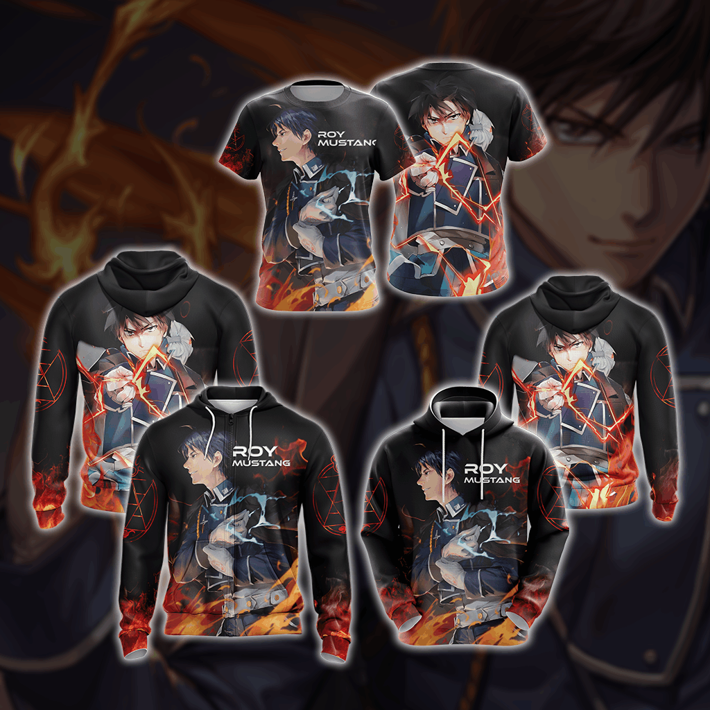 Fullmetal Alchemist Roy Mustang New Look Unisex 3D T-shirt