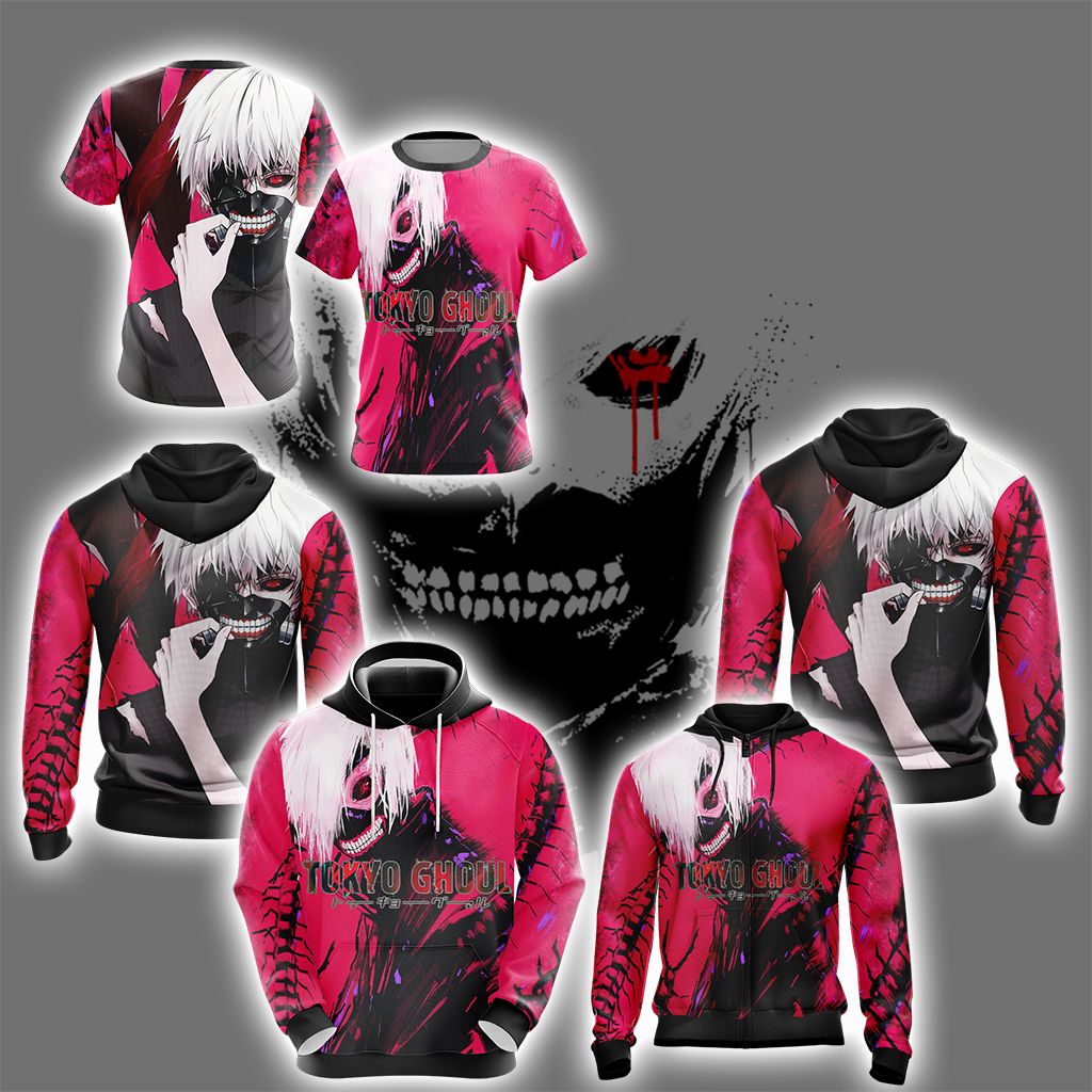 Tokyo Ghoul New Version Unisex 3D T-shirt