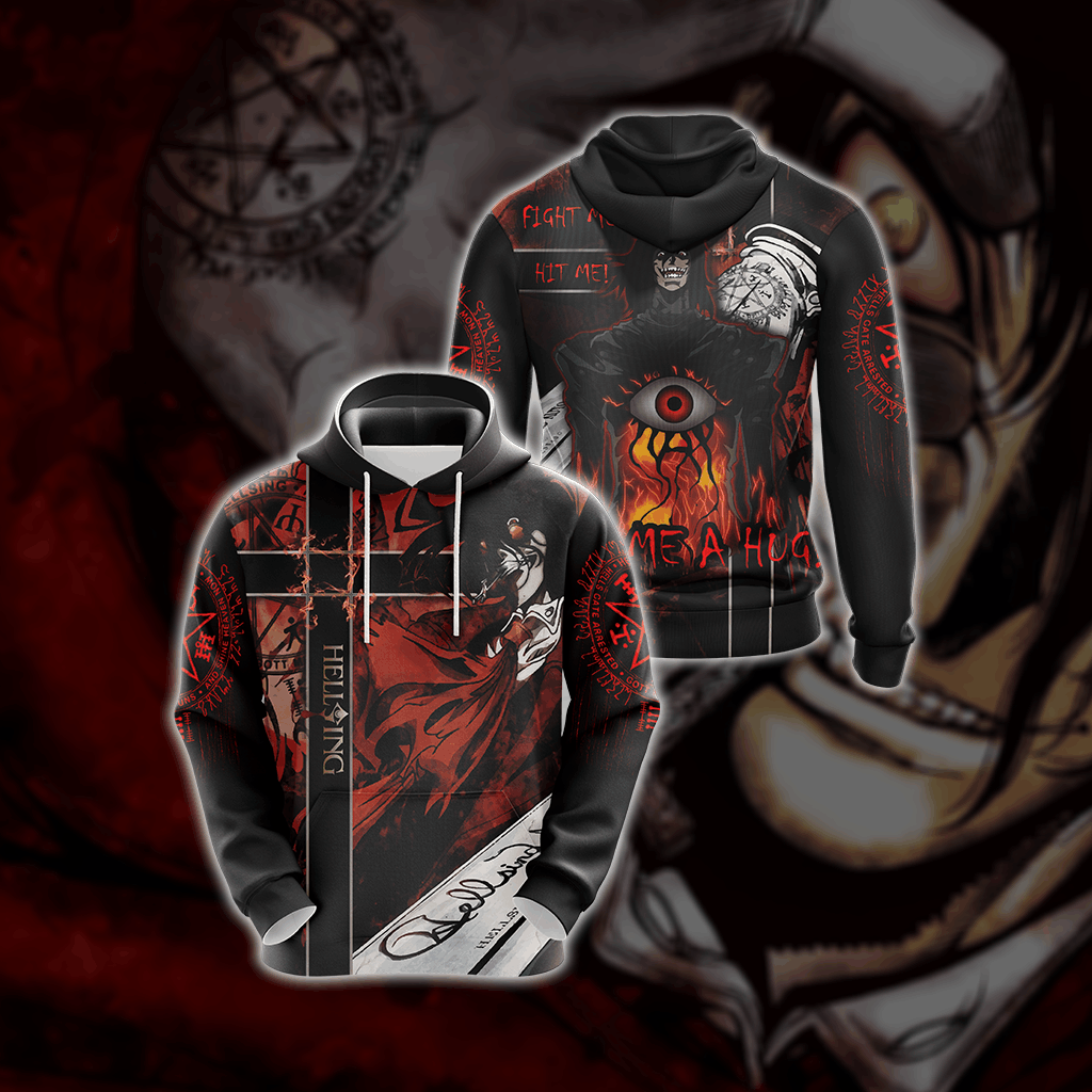 Hellsing Alucard New Version Unisex 3D T-shirt