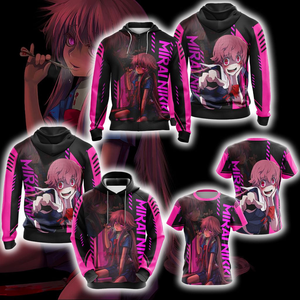 Future Diary Mirai Nikki New Unisex 3D T-shirt