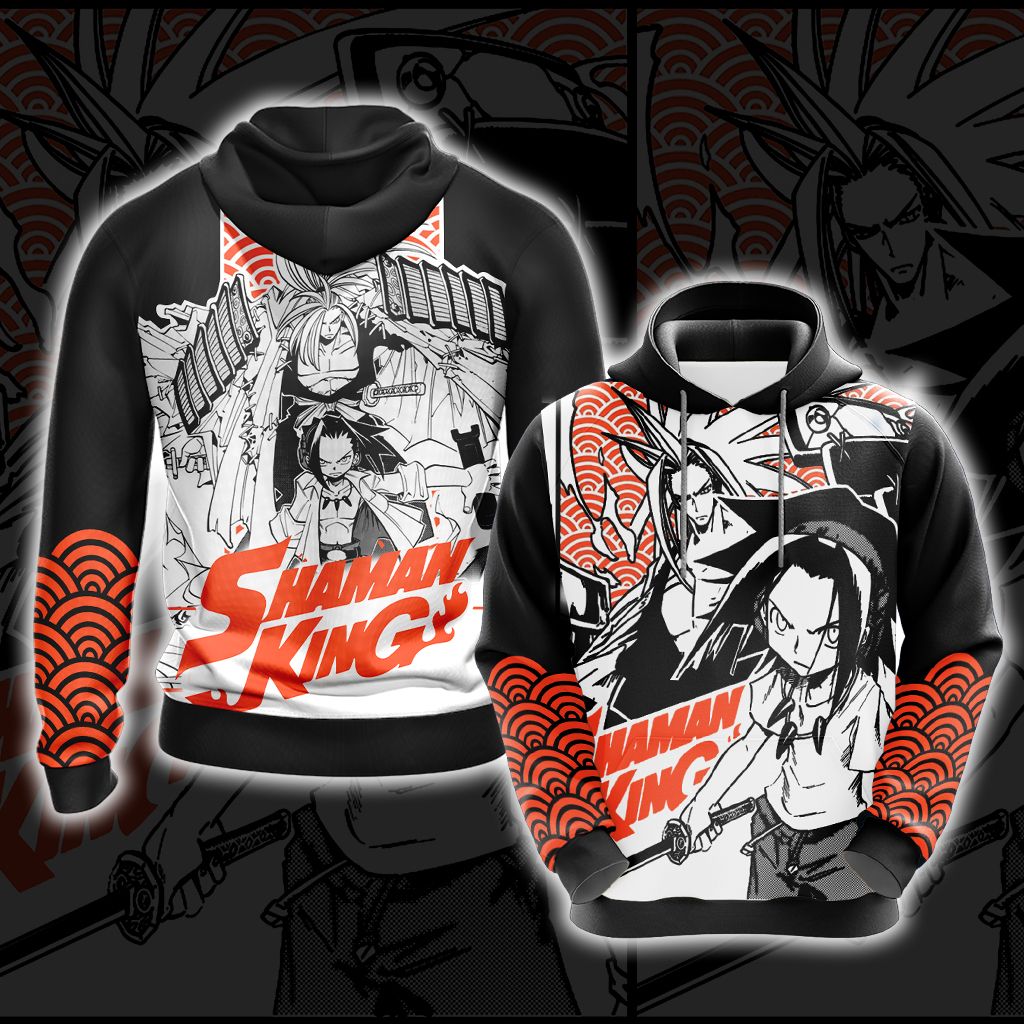 Shaman King Character Unisex 3D T-shirt Hoodie