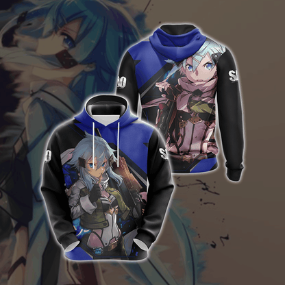 Sword Art Online - Sinon Unisex 3D T-shirt Hoodie