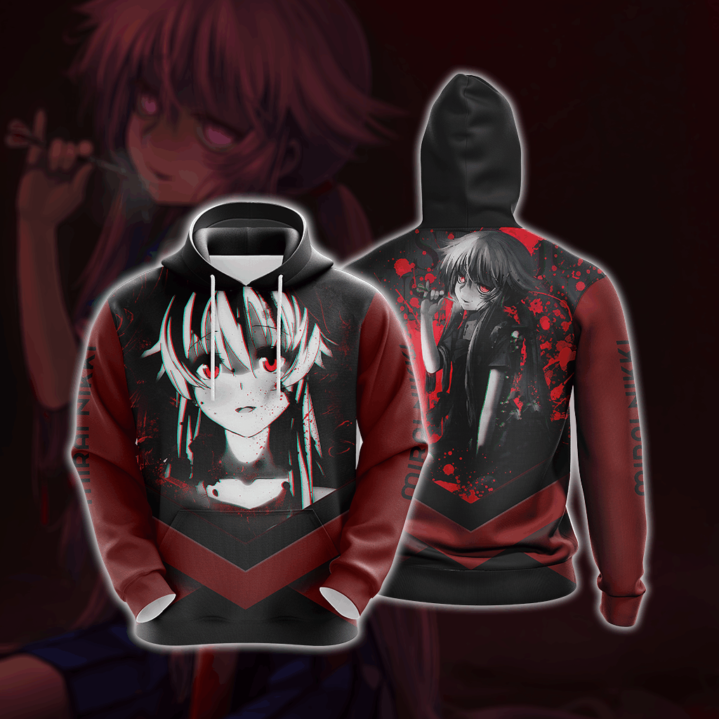 Future Diary Mirai Nikki New Style Unisex 3D T-shirt Hoodie