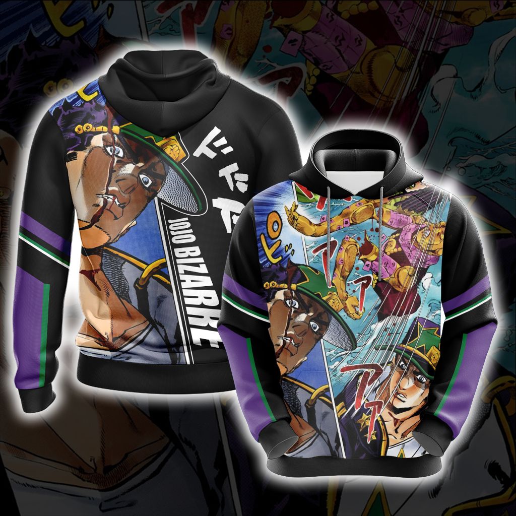 Jojo's Bizarre Adventure New Version Unisex 3D T-shirt Hoodie
