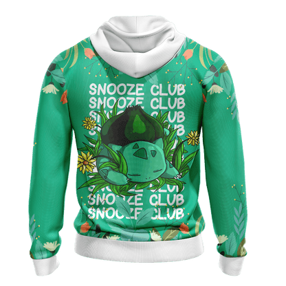 Pokemon - Bulbasaur Snooze Club Unisex 3D T-shirt