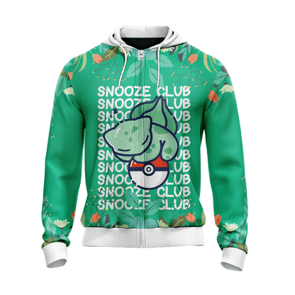 Pokemon - Bulbasaur Snooze Club Unisex 3D T-shirt