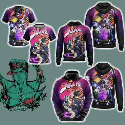 Jojo's Bizarre Adventure - Jotaro Unisex 3D T-shirt