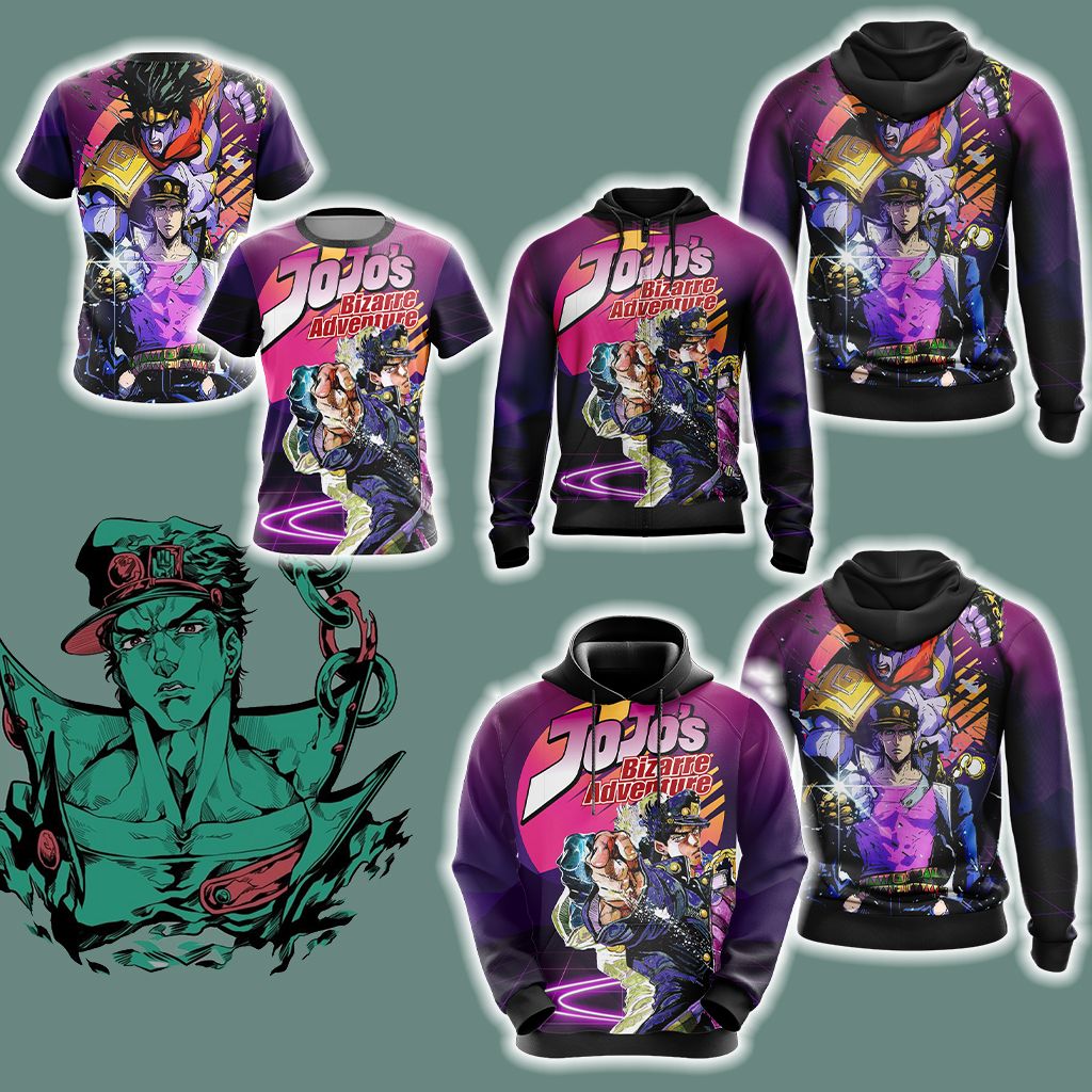 Jojo's Bizarre Adventure - Jotaro Unisex 3D T-shirt