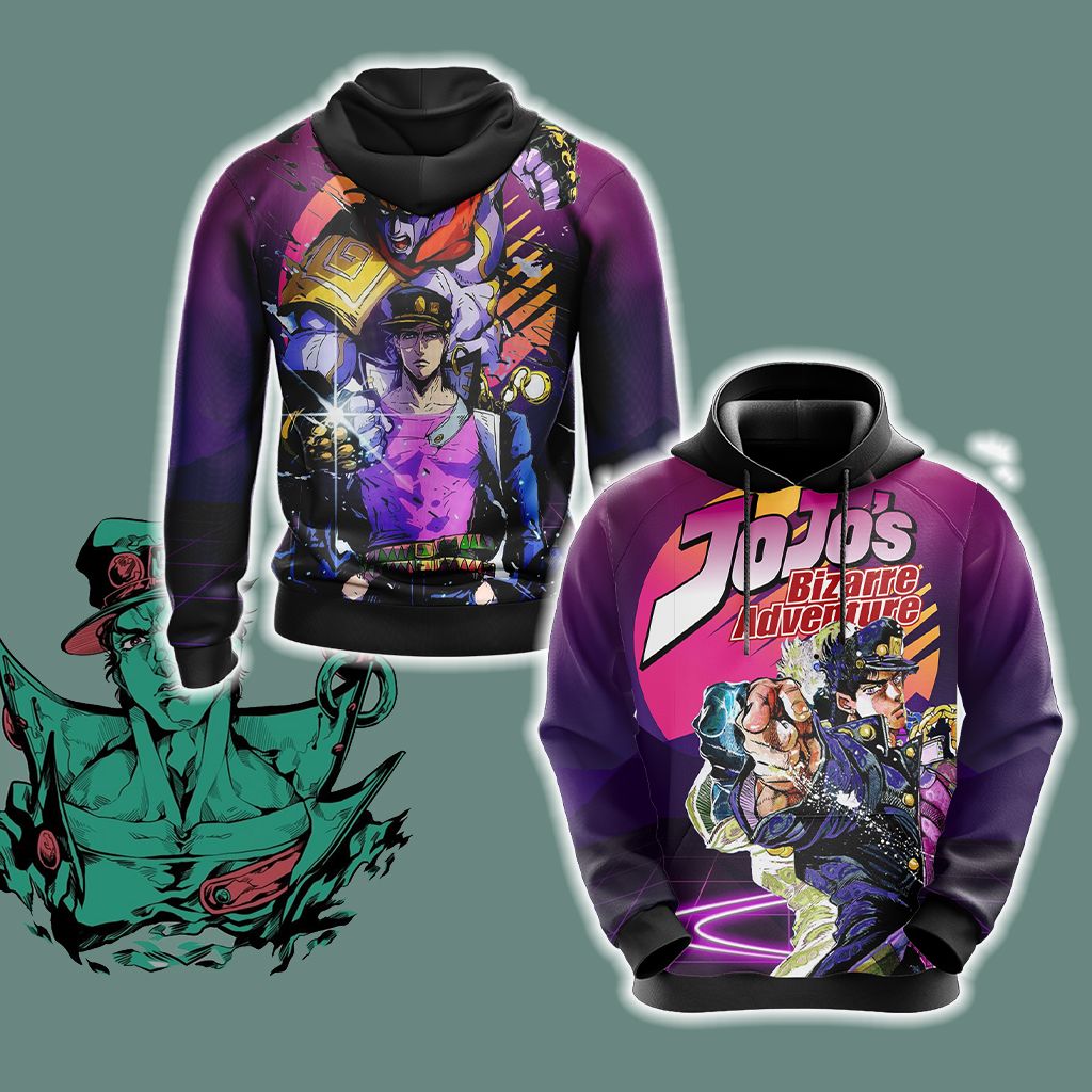 Jojo's Bizarre Adventure - Jotaro Unisex 3D T-shirt Hoodie