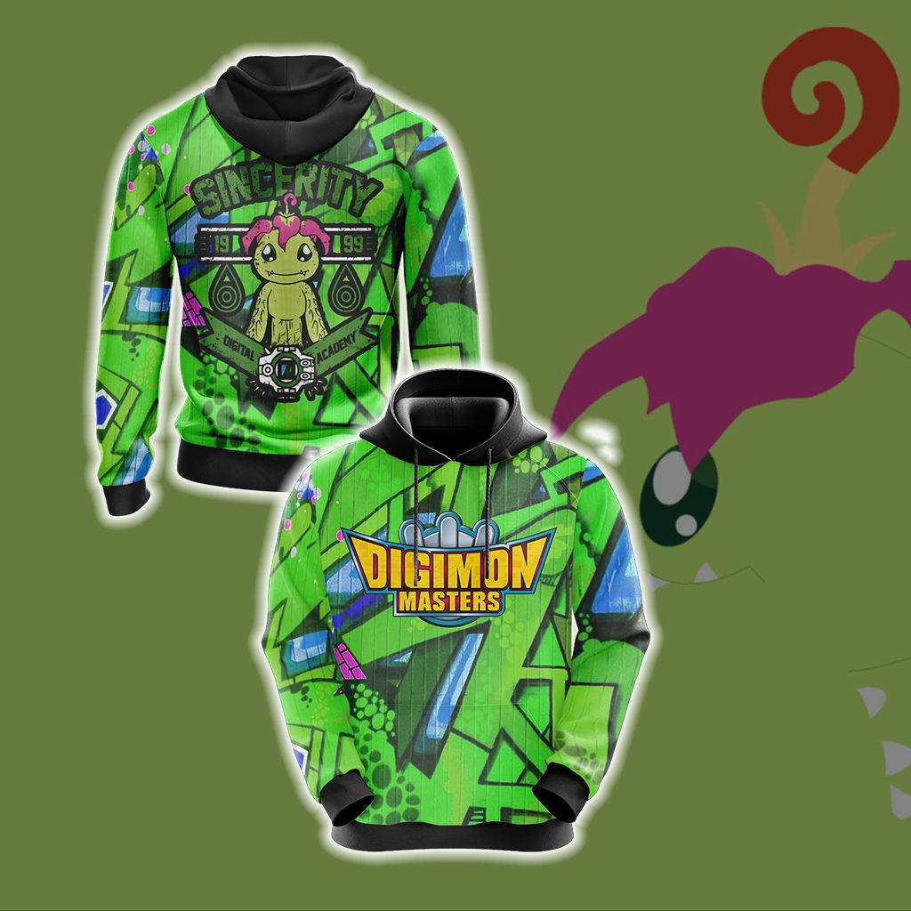 Digimon Master Sincerity Unisex 3D T-shirt Hoodie