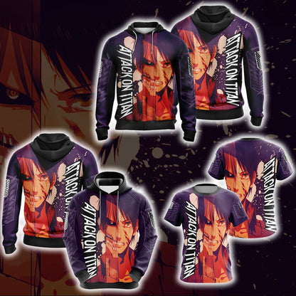 Attack On Titan New Version 3D T-shirt