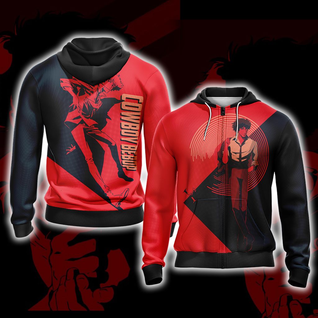 Cowboy Bebop Unisex 3D T-shirt Zip Hoodie