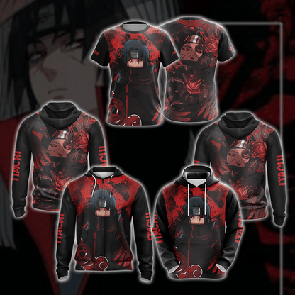 Naruto - Uchiha Itachi Unisex 3D T-shirt