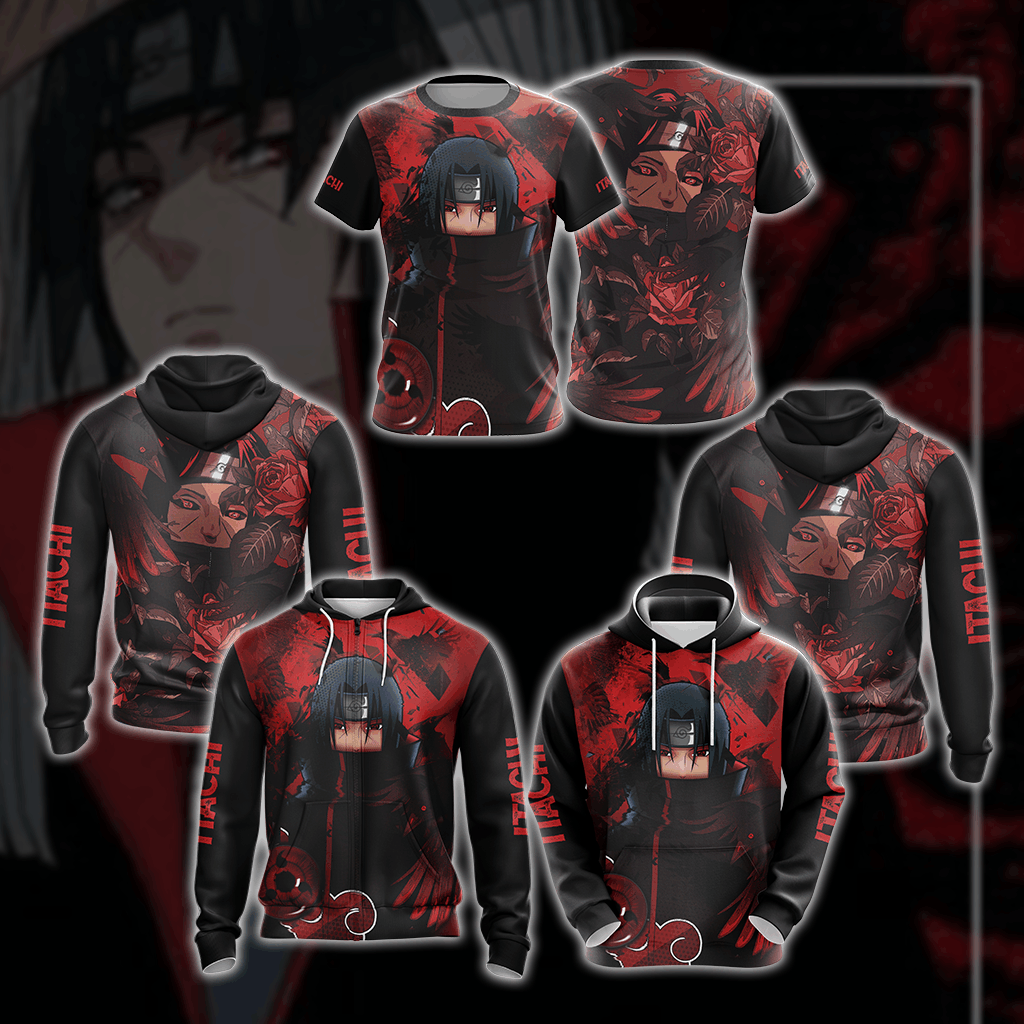Naruto - Uchiha Itachi Unisex 3D T-shirt
