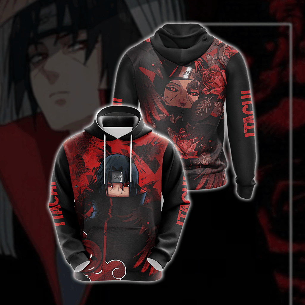 Naruto - Uchiha Itachi Unisex 3D T-shirt Hoodie