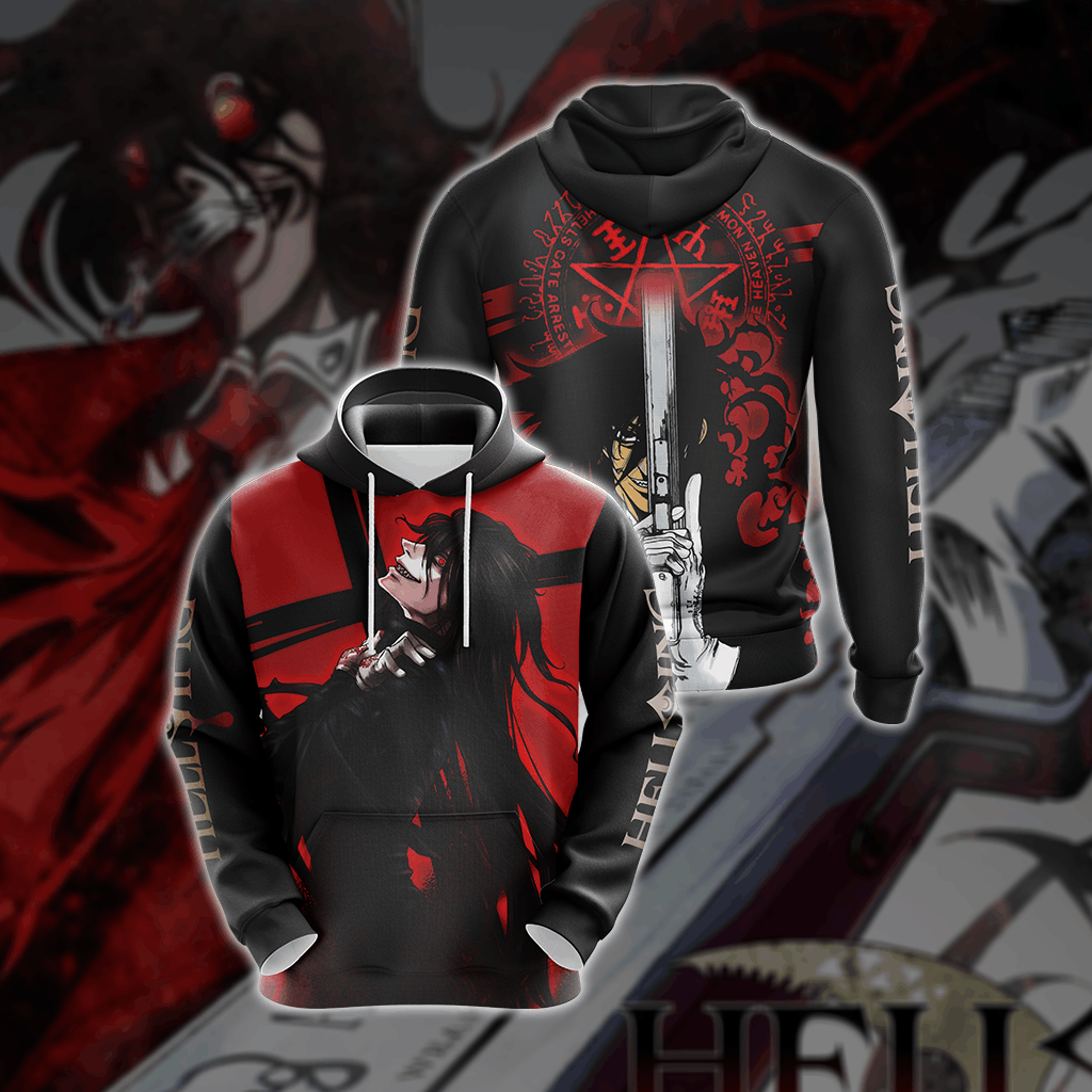 Hellsing Unisex 3D T-shirt Hoodie